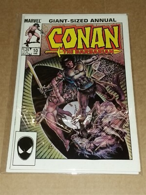 CONAN THE BARBARIAN ANNUAL #10 DECEMBER 1985 GIANT SIZE ERNIE CHAN MARVEL COMICS
