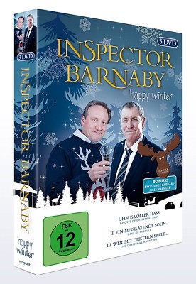 INSPECTOR BARNABY - HAPPY WINTER  3 DVD NEU JOHN NETTLES/JOHN HOPKINS/+