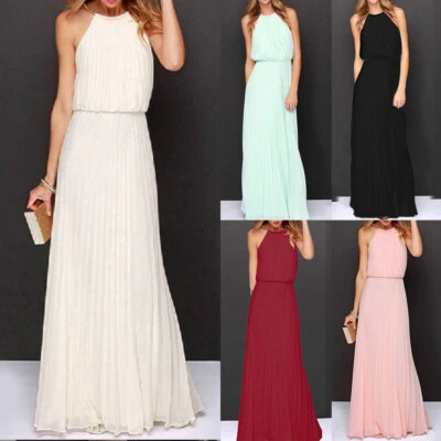 Sexy Kleider Lange Kleider Hochzeit Abendkleider Chiffon Festival Partykleider - Bild 1 von 2