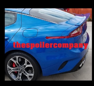 Spoiler For KIA Stinger 2018-2023 Lipmount Style Painted Matte/Flat Black New