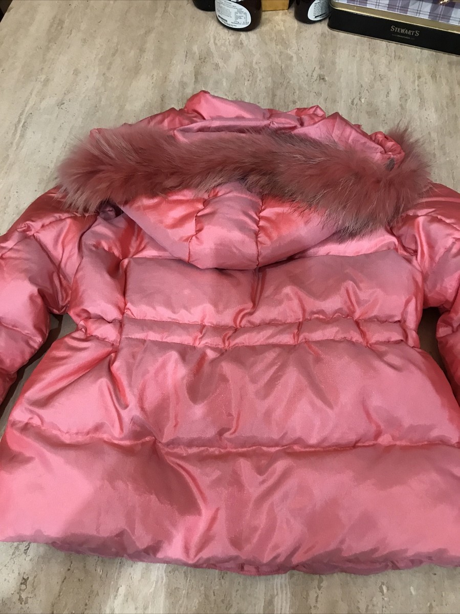 Veste Anorak Harrods I Pinco Pallino - Capuche à Bordure Fourrure, Taille 10 Ans, Occasion Très Bon état