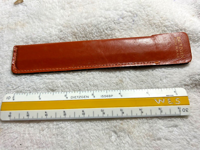 Vintage Dietzgen 6'' Ruler 1556BP With Sheath