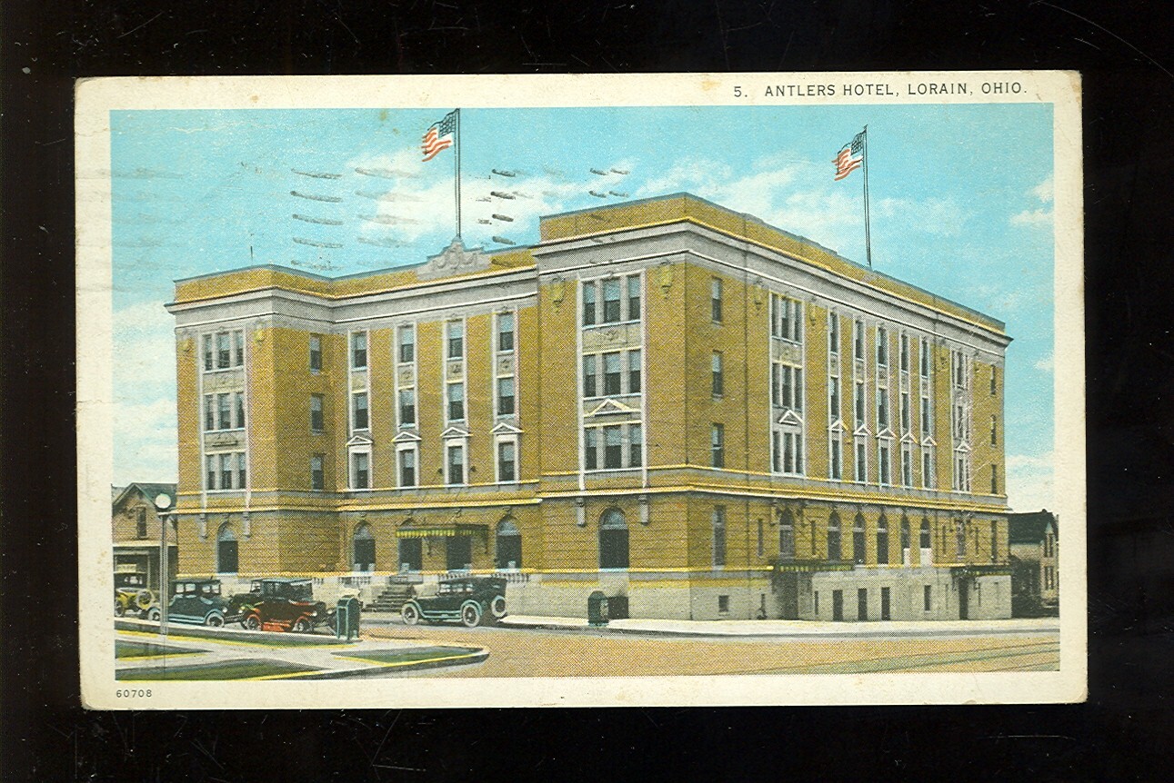 Lorain, Ohio, Antlers Hotel (LmiscOH107 eBay