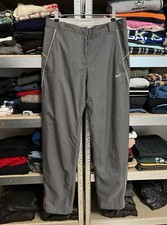 Vintage Nike Track Pants Swoosh Logo Y2K 90s Hype Drill 00s Nylon Joggers