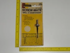 Stanley Screw-Mate 1 1/2" x #10 Boatbuilders Countersink VTG Drill Bit 1525 NOS