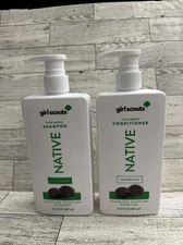 NATIVE Girl Scouts Thin Mints Volumizing Shampoo & Conditioner 16.5 oz Limited