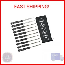 10 Pcs Carburetor Adjustment Tool Screwdriver Kit for Common 2 Cycle Carburator 