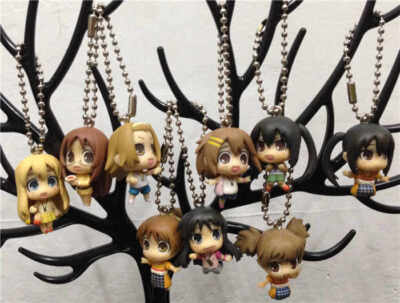 Japan Original K-On! Tainaka Ritsu Hirasawa Yui Pvc Figure Pendant Random 1Pcs