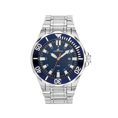 Adora Design Herren Funkuhr Eckig Edelstahl Lederband Adora Funk