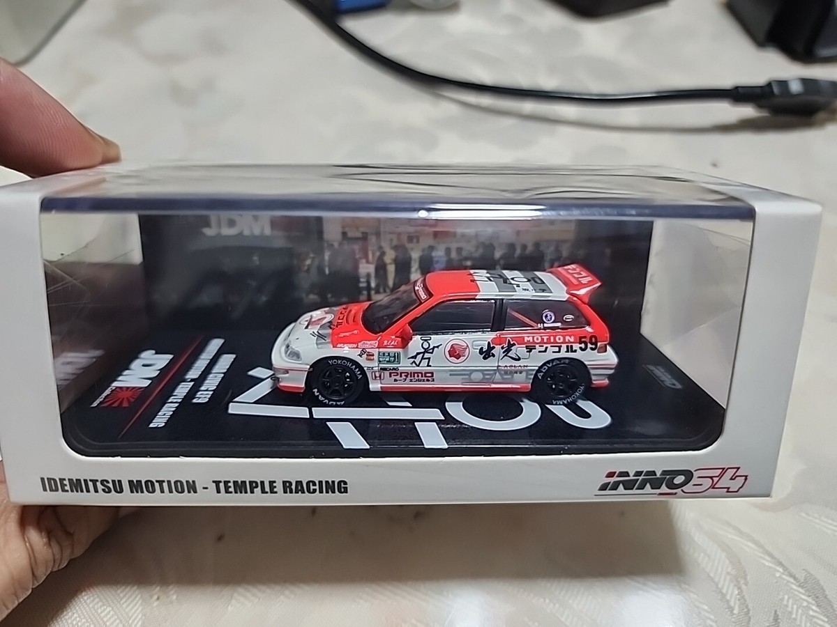 Inno64 1/64 Honda Civic EF9 Idemitsu Motion Temple Racing | eBay UK