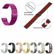 US Stainless Steel Watch Strap For Fitbit Versa / Lite 2 Band Screwless Bracelet