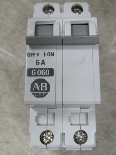 💥ALLEN BRADLEY 6 AMP CIRCUIT BREAKER 2 POLE 480 VAC 1492-CB2-G060 - Picture 8 of 8