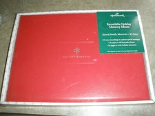 New Hallmark Recordable Holiday Memory Photo Album Audio Book Amazing Memories