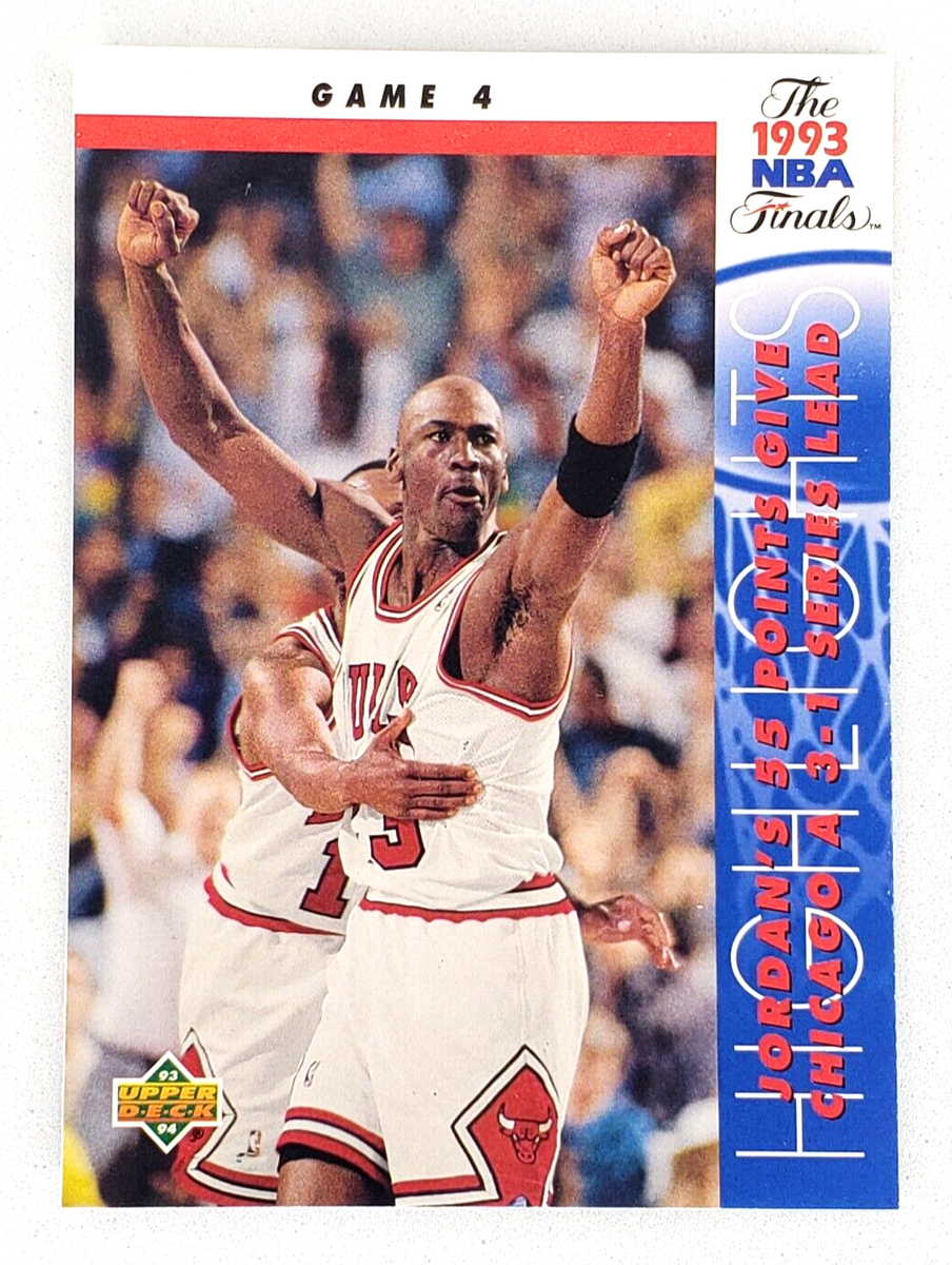 1993-94 Upper Deck Basketball 1993 NBA Finals Game Michael
