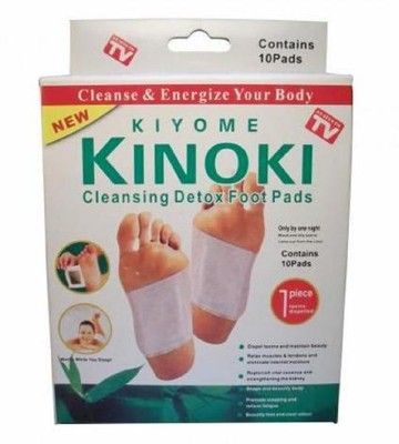 Patch Détoxifiants Pour Pieds Kinoki - Pack De 10 - Purifiants Et Relaxants - Neuf