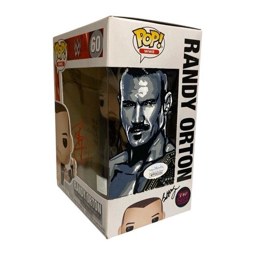 Custom Funko Pop! Vinyl: WWE - Randy Orton #60 Signed Autographed + Armor