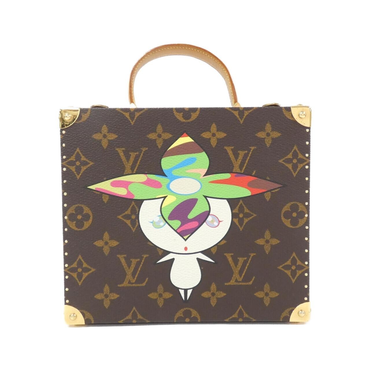 Authentic Louis Vuitton Monogram (Murakami) Hard Case Flower Batman M92475 B...