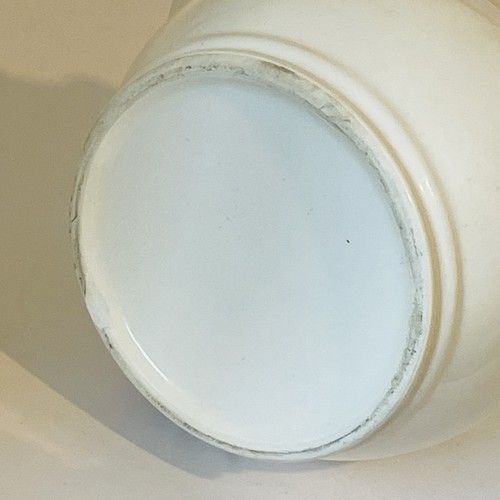 Poubelle de Table - Table Trash Pot - Vintage French Ceramic cream and green - Picture 9 of 10