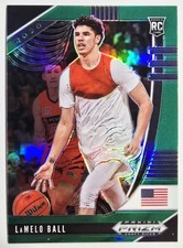 2020-21 Panini Prizm Draft Picks LaMelo Ball #43 Green Prizm RC Rookie 🟢✨️