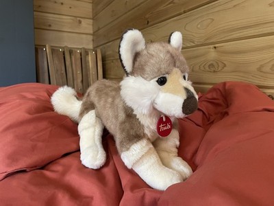 Trudi 15  Plush Timber WOLF Stuffed Animal