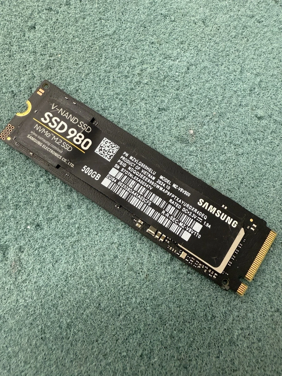 Samsung 500 GB Storage Capacity NVME Solid State Drives for sale