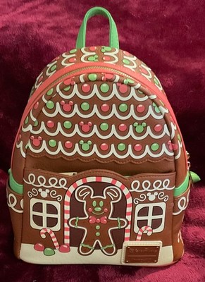 Loungefly Disney Parks Mickey Mouse Lebkuchen Mini Rucksack Disney isst neu mit Etikett
