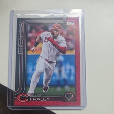 Jake Fraley 2025 Topps Series 2 - Cincinnati Reds Team Color Border