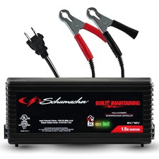 Schumacher Sc1355 1.5a Battery Charger Maintainer 6v12v 3-in-1