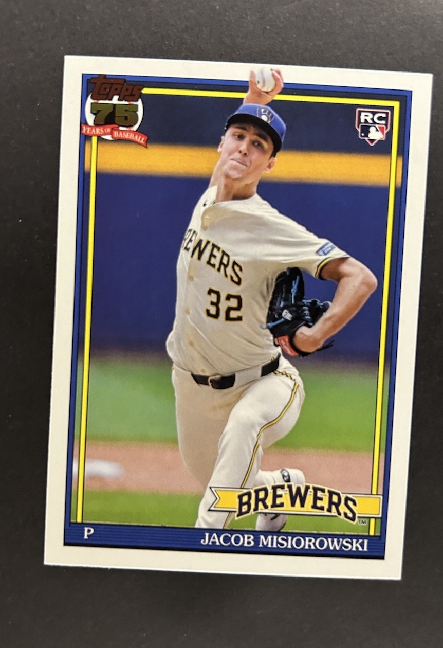 2026 Topps Series 1 - 1991 Topps Baseball Jacob Misiorowski #T91-74 Rookie