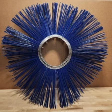 04-063240PC25 6-3/8" x 24" POLY CONVOLUTED WAFER BRUSH BROOM (Qty 25)