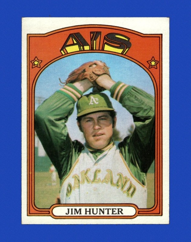 1972 Topps Set-Break #330 Jim Hunter EX-EXMINT *GMCARDS*