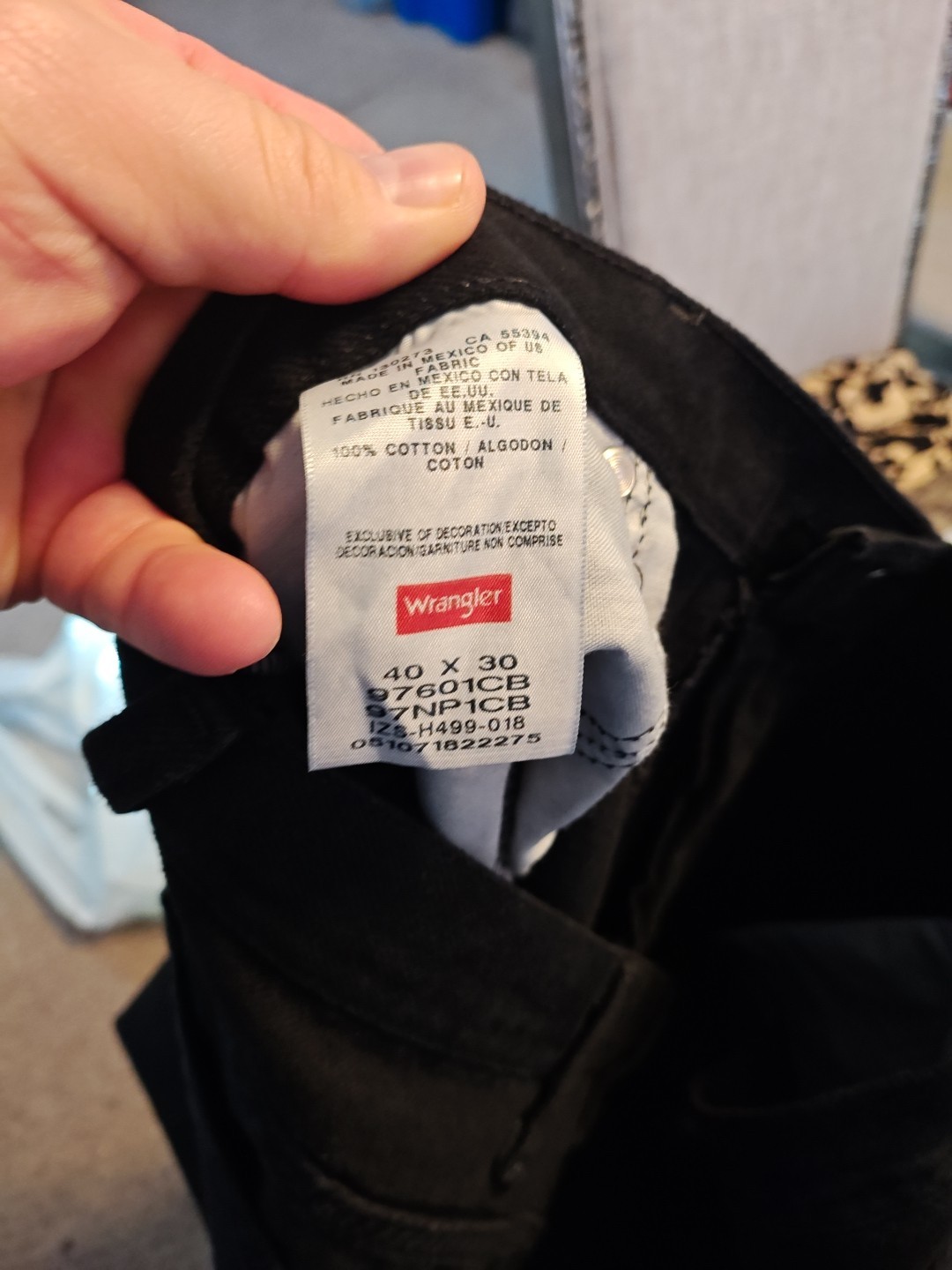 Wrangler Five Star RELAXED FIT Mens Jeans Black Size 40x30 - NEW thumbnail 15