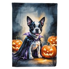 Carolines Treasures DAC8406GF 15.5 x 11.25 in. Boston Terrier Puppy Halloween...