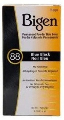 Bigen Permanent Powder Hair Color 88 Blue Black 