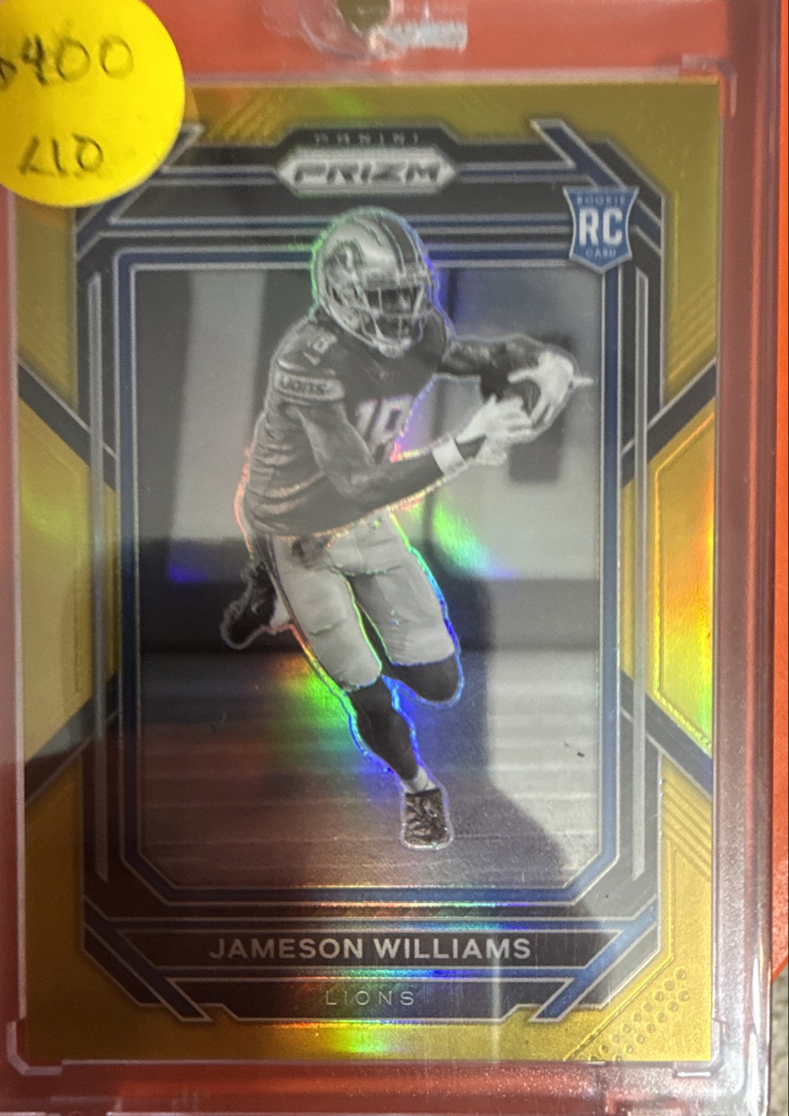 2022 Panini Prizm - Rookie Variation Jameson Williams #311 Gold Prizm /10 (RC)