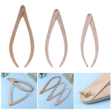 3pcs Wood Calipers Ceramic Measuring Tool Pottery Clay Tool 8inch 10inch 12inch