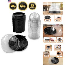 Mini Cupcake Containers 50 Pack, Dessert Dome...