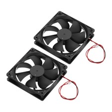 2 Pcs DC24V Brushless Cooling Fan DC24V 0.2A 120x120x25mm High Speed Quiet