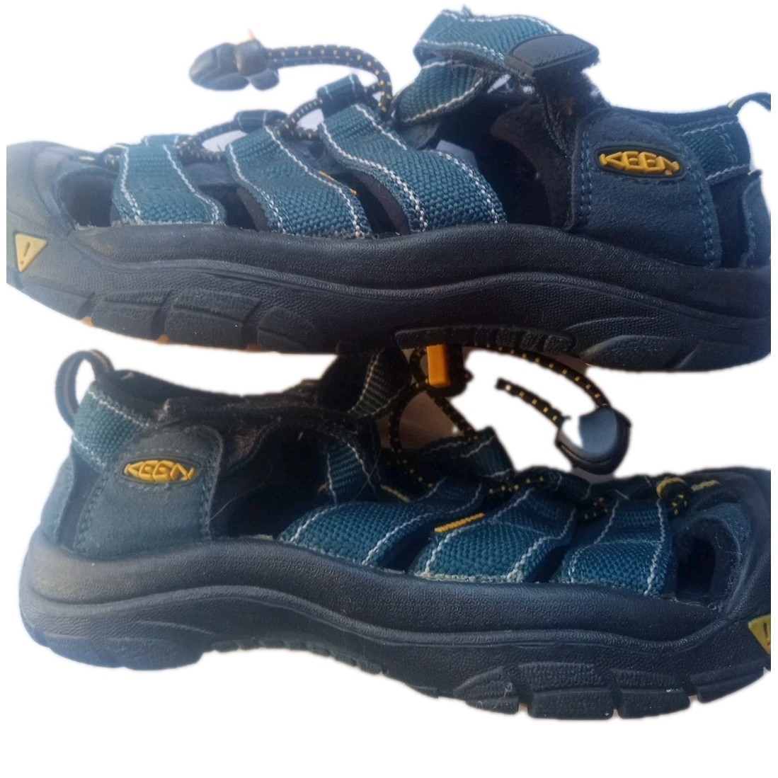Sandali da bambino KEEN Newport H2 verdi impermeabili scarpe ibride da trekking giovani taglia 1