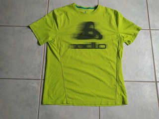 ODLO SPORTSHIRT NEONGRÜN SIZE "M" KURZARM MOTIV