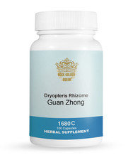 1680C Guan Zhong, Dryopteris Root (Raw), 100 Capsules/bottles, 2 bottles