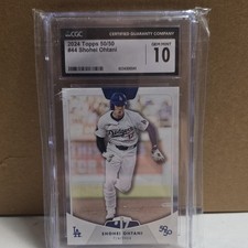 2024 TOPPS 50/50 #44 SHOHEI OHTANI CGC 10 LOS ANGELES DODGERS BASEBALL