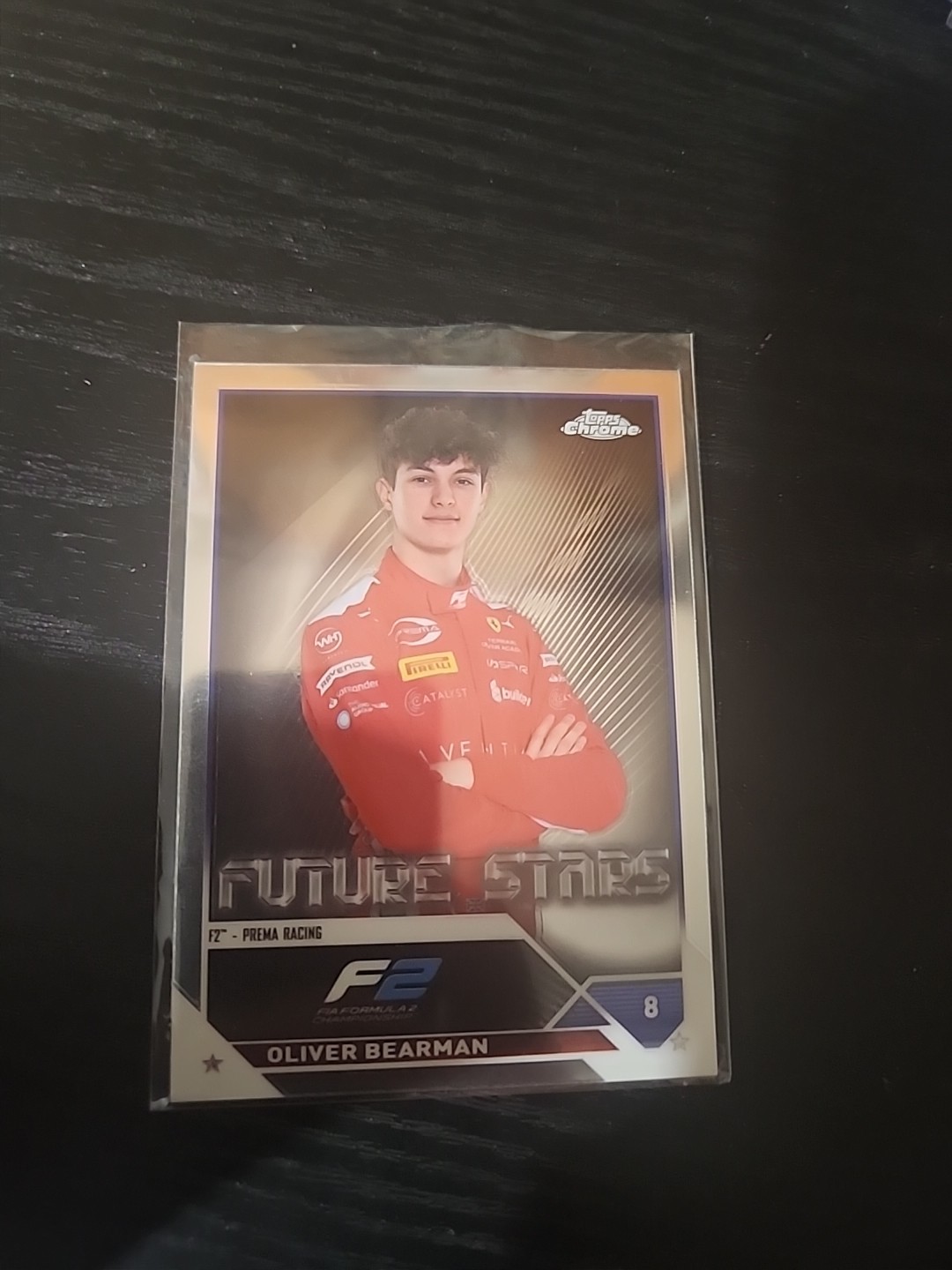 2023 Topps Chrome Formula 1 - F2 Drivers Oliver Bearman #71 Refractor (RC)