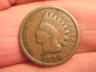 1900 INDIAN HEAD CENT/PENNY,  FREE SHIPPING  (#256E)