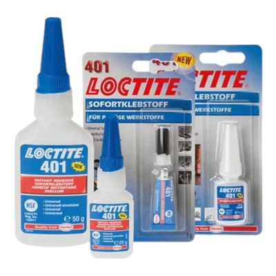Henkel Loctite 401 Sekundenkleber Sofortklebstoff universa 3g 5g 20g 50g 500g 👍