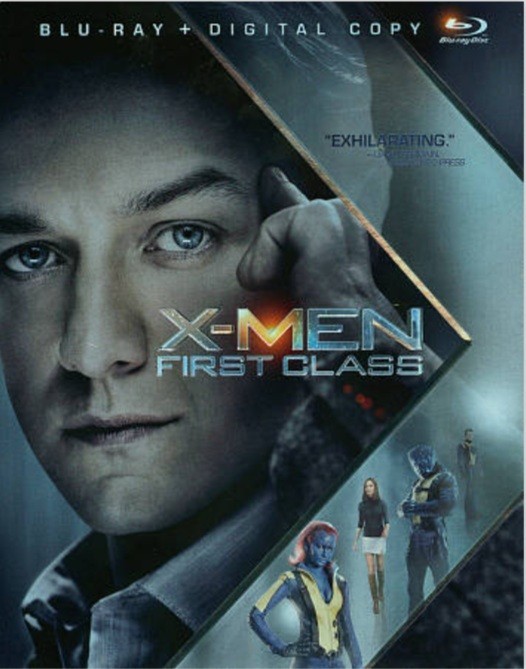 X-Men First Class-Blu-ray (2-Disc Set) + Digital Copy & Cover - Only played once