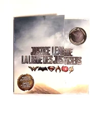 RCM 2018 JUSTICE LEAGUE 25 Cent Lenticular Coin & 2 Cards / Sealed / Mint