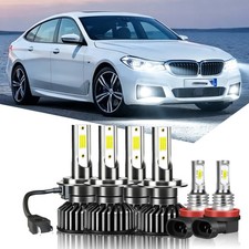 Para For Bmw 328i 2007-2016 6x Faros Led Luces Altas Bajas Luces Antiniebla Para For Bmw 328i 2007-2016 6x Faros Led Luces Altas Bajas Luces Antiniebla
