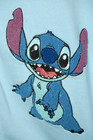 Disney Stitch Adult Lt Blue Fleece Hoodie Sweatshirt w/ Full Zip and Embroirdery — photo 3