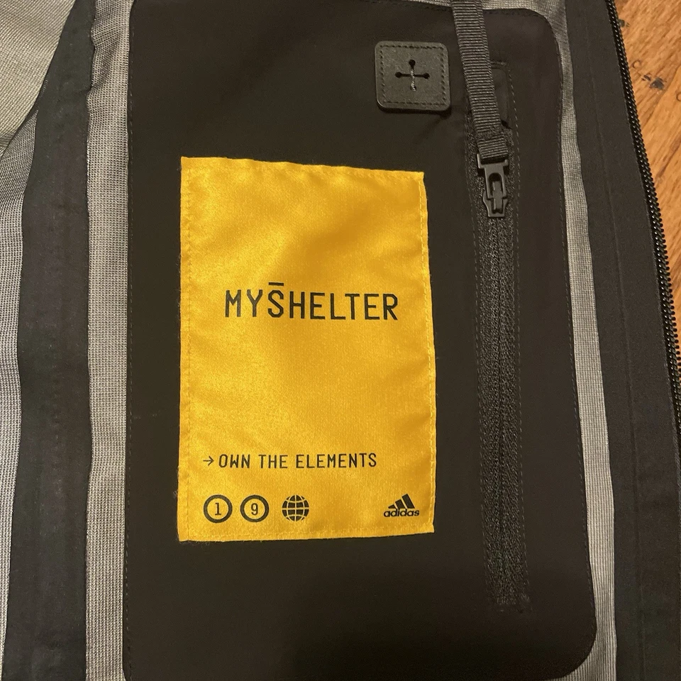 Adidas Myshelter Rain Jacket Waterproof Men’s Size Medium Windbreaker RDY GP7853 - Image 4 of 4